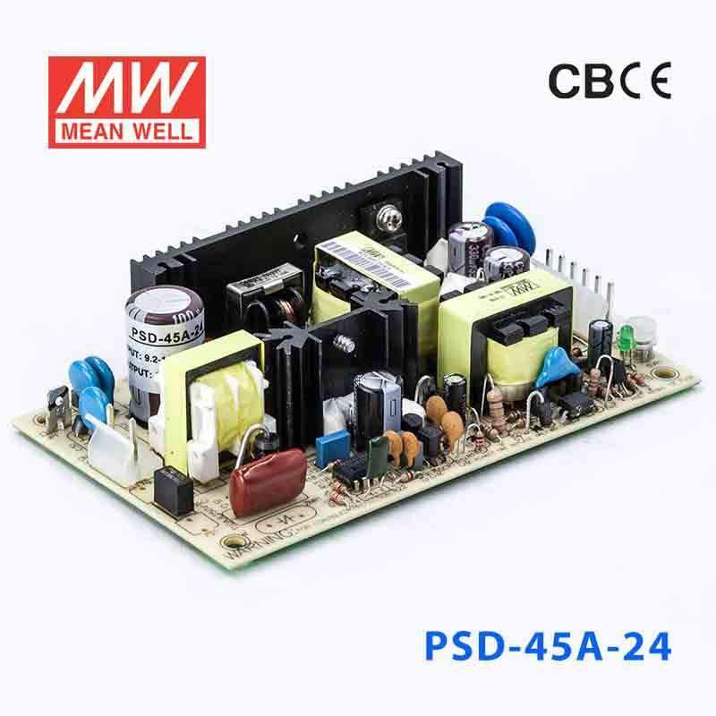 Mean Well PSD - 45A - 24 DC - DC Converter - 30W - 9~18V in 24V out - PSD - 45A - 24 - powersupplymall.com