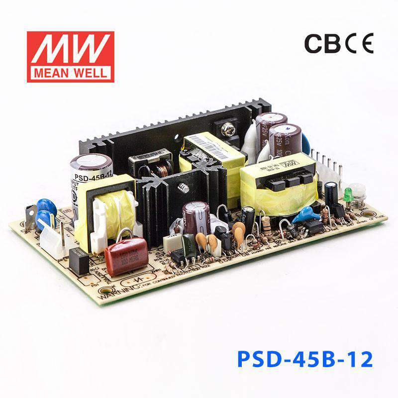 Mean Well PSD - 45B - 12 DC - DC Converter - 45W - 18~36V in 12V out - PSD - 45B - 12 - powersupplymall.com