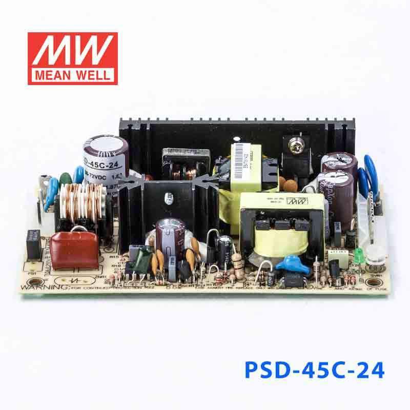 Mean Well PSD - 45C - 24 DC - DC Converter - 45W - 36~72V in 24V out - PSD - 45C - 24 - powersupplymall.com