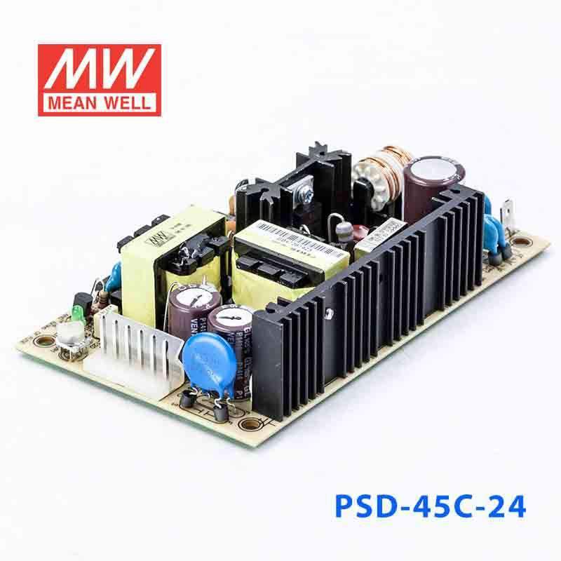Mean Well PSD - 45C - 24 DC - DC Converter - 45W - 36~72V in 24V out - PSD - 45C - 24 - powersupplymall.com