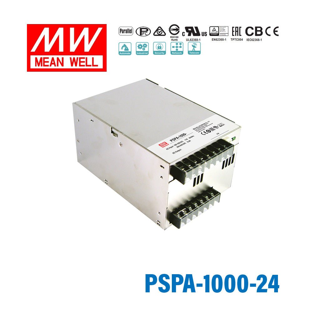 Mean Well PSP Series Power Supply 24V(600~1000W) - - powersupplymall.com
