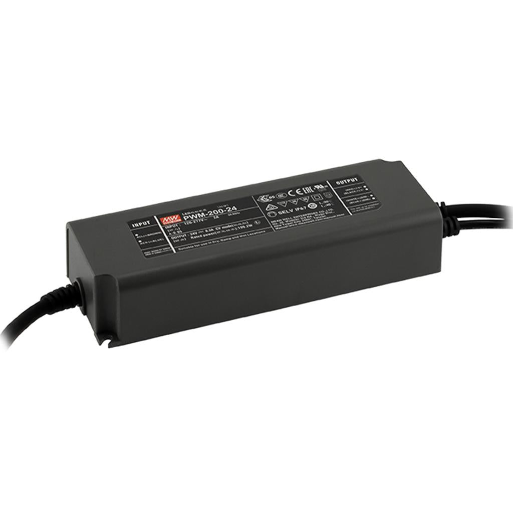 Mean Well PWM - 200 - 24 Power Supply 200W 24V - PWM - 200 - 24 - powersupplymall.com