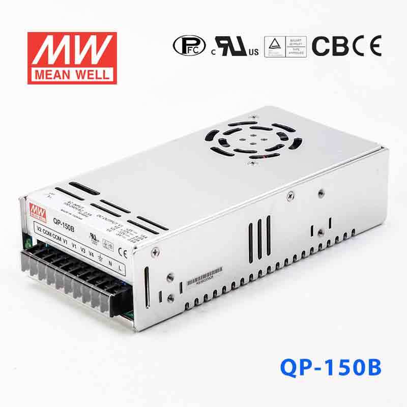 Mean Well QP - 150 - 3B Power Supply 150W 5V 3.3V 12V - 12V - QP - 150 - 3B - powersupplymall.com