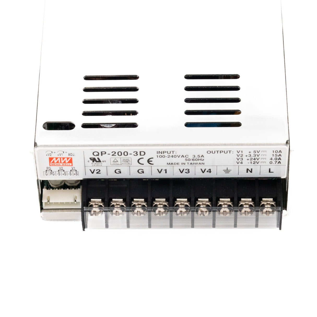Mean Well QP-200-3D PFC Switching Power Supply 10A - QP-200-3D - powersupplymall.com