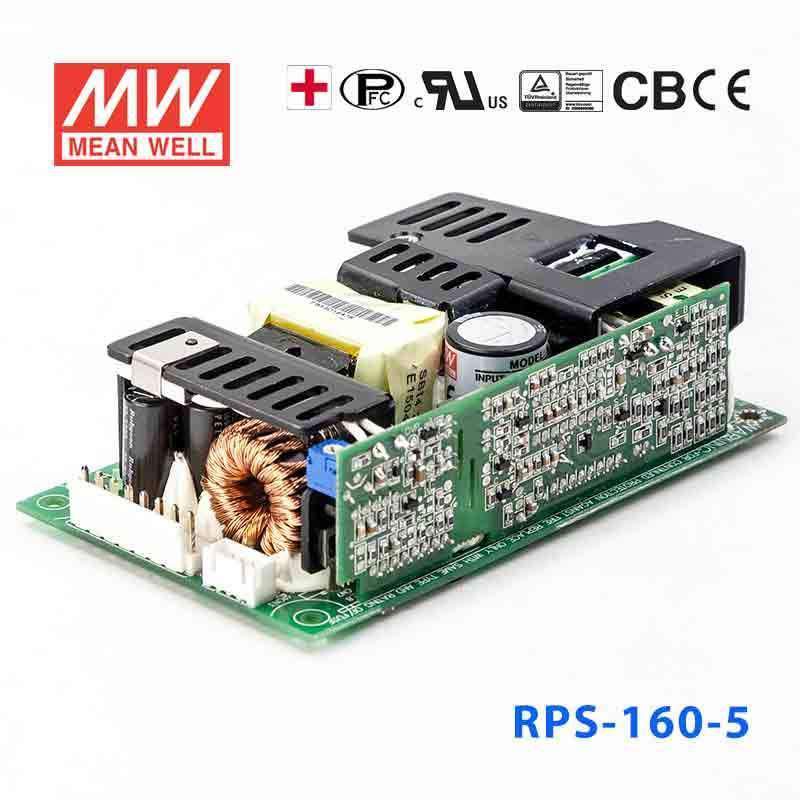 Mean Well RPS - 160 - 5 Green Power Supply W 5V 20A - Medical Power Supply - RPS - 160 - 5 - powersupplymall.com