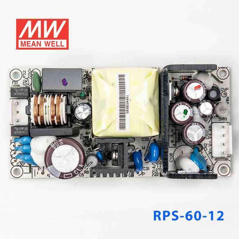 Mean Well RPS - 60 - 12 Green Power Supply W 12V 5A - Medical Power Supply - RPS - 60 - 12 - powersupplymall.com