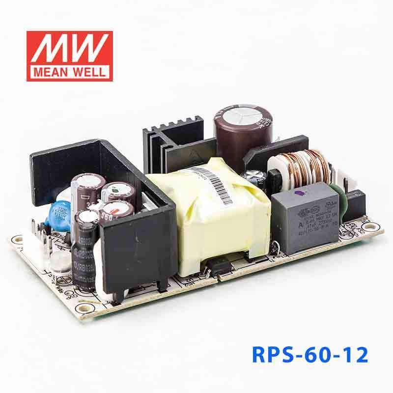 Mean Well RPS - 60 - 12 Green Power Supply W 12V 5A - Medical Power Supply - RPS - 60 - 12 - powersupplymall.com