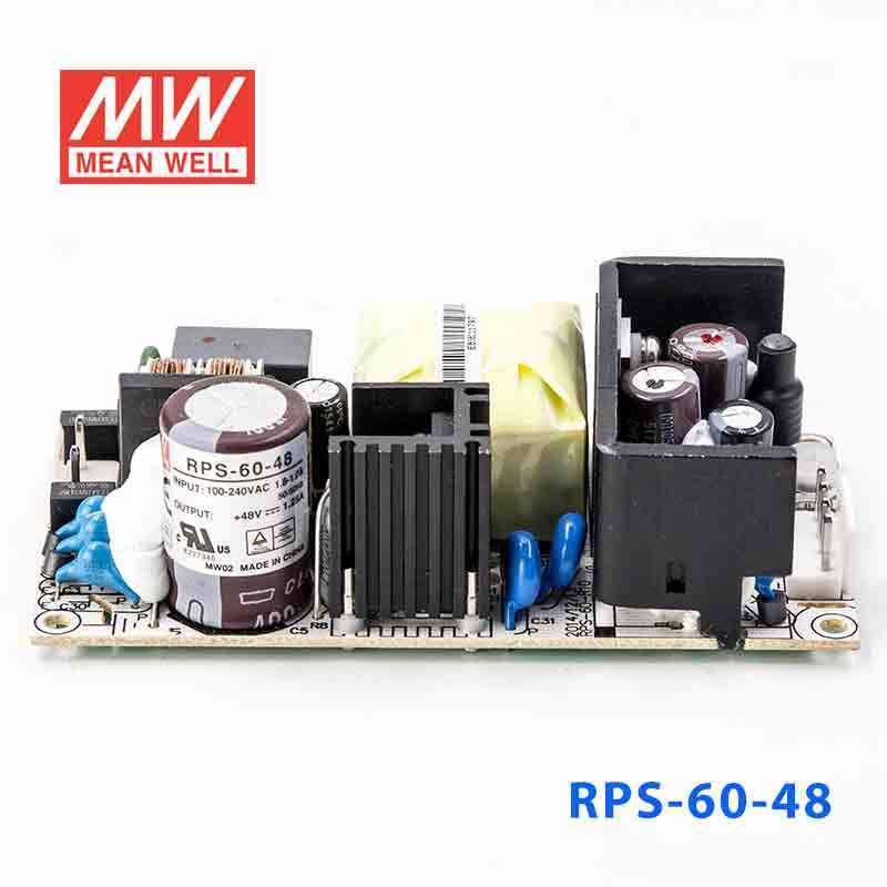 Mean Well RPS-60-48 Green Power Supply W 48V 1.25A - Medical Power Supply - RPS-60-48 - powersupplymall.com