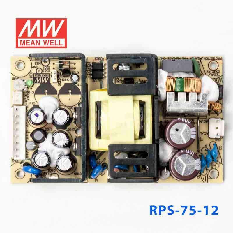 Mean Well RPS - 75 - 12 Green Power Supply W 12V 6.3A - Medical Power Supply - RPS - 75 - 12 - powersupplymall.com