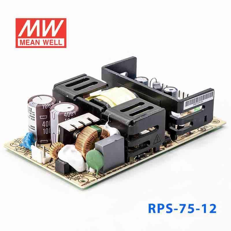 Mean Well RPS - 75 - 12 Green Power Supply W 12V 6.3A - Medical Power Supply - RPS - 75 - 12 - powersupplymall.com