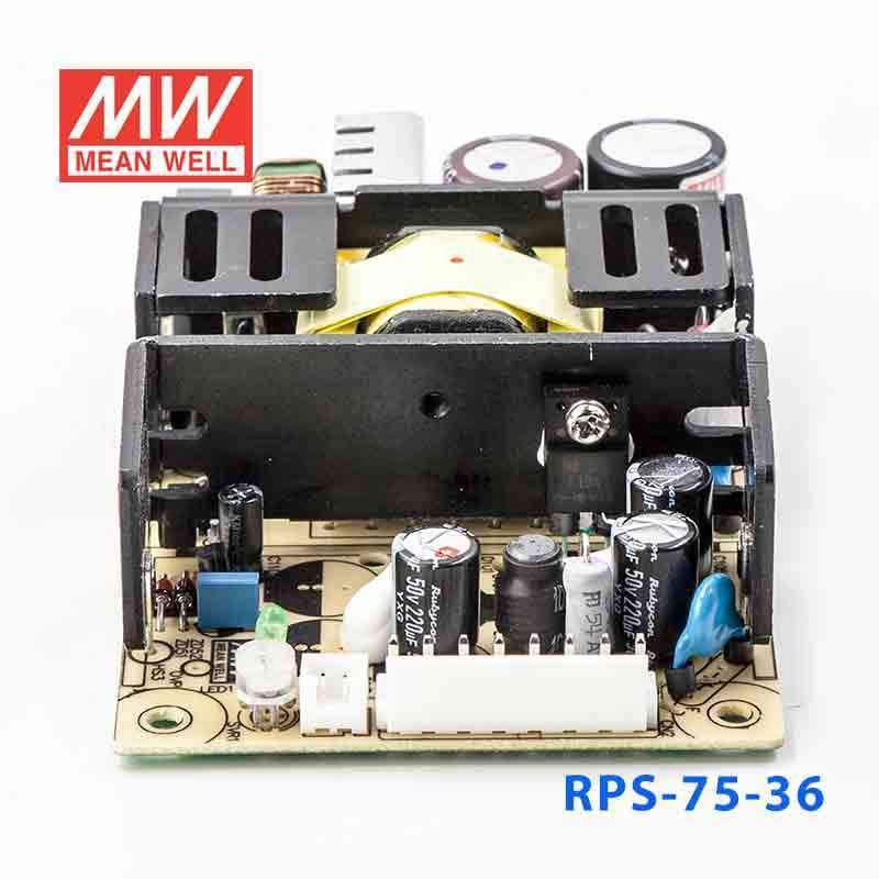 Mean Well RPS - 75 - 36 Green Power Supply W 36V 2.1A - Medical Power Supply - RPS - 75 - 36 - powersupplymall.com
