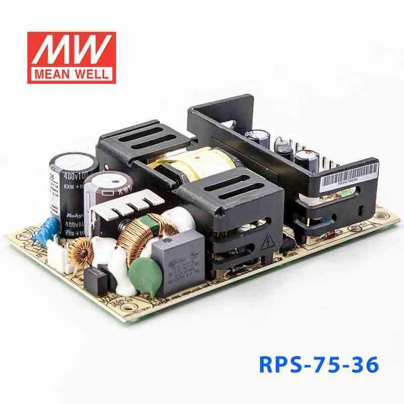 Mean Well RPS - 75 - 36 Green Power Supply W 36V 2.1A - Medical Power Supply - RPS - 75 - 36 - powersupplymall.com