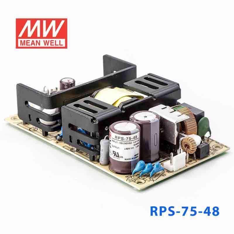 Mean Well RPS - 75 - 48 Green Power Supply W 48V 1.6A - Medical Power Supply - RPS - 75 - 48 - powersupplymall.com