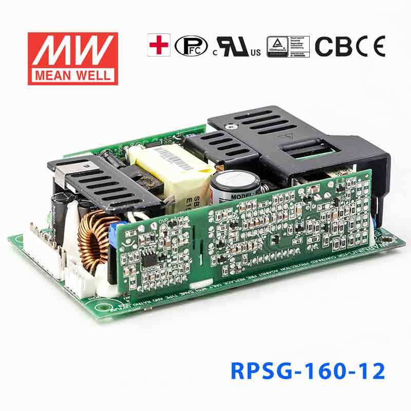 Mean Well RPSG - 160 - 12 Green Power Supply W 12V 9.1A - Medical Power Supply - RPSG - 160 - 12 - powersupplymall.com