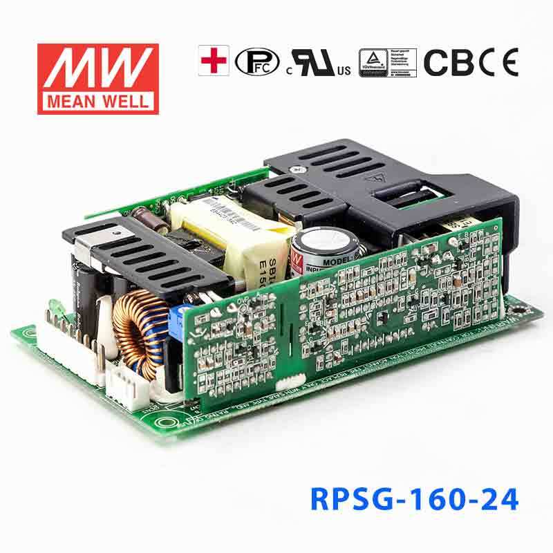 Mean Well RPSG - 160 - 24 Green Power Supply W 24V 4.6A - Medical Power Supply - RPSG - 160 - 24 - powersupplymall.com
