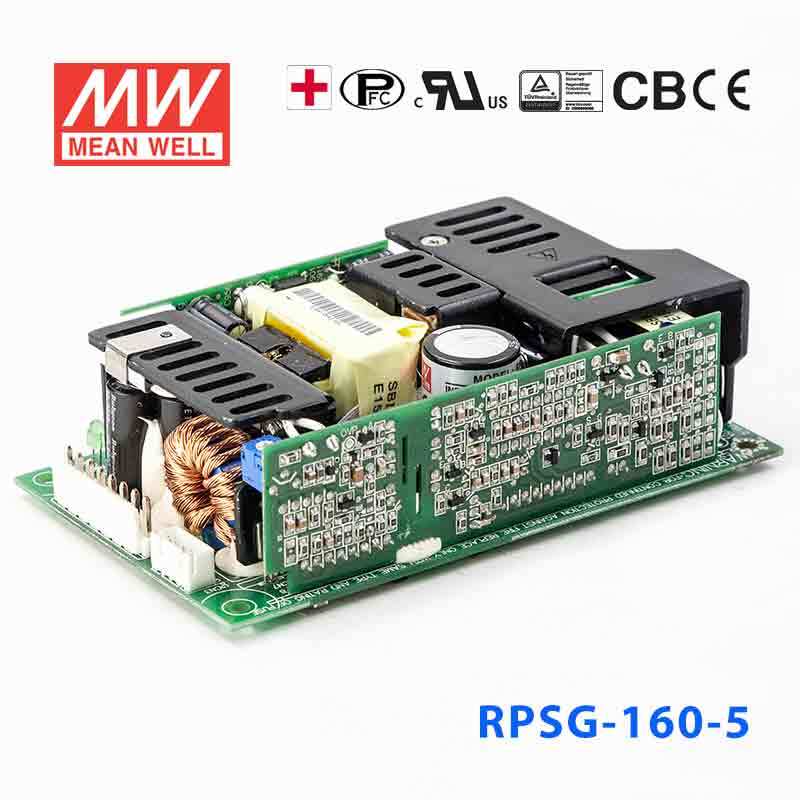 Mean Well RPSG - 160 - 5 Green Power Supply W 5V 20A - Medical Power Supply - RPSG - 160 - 5 - powersupplymall.com