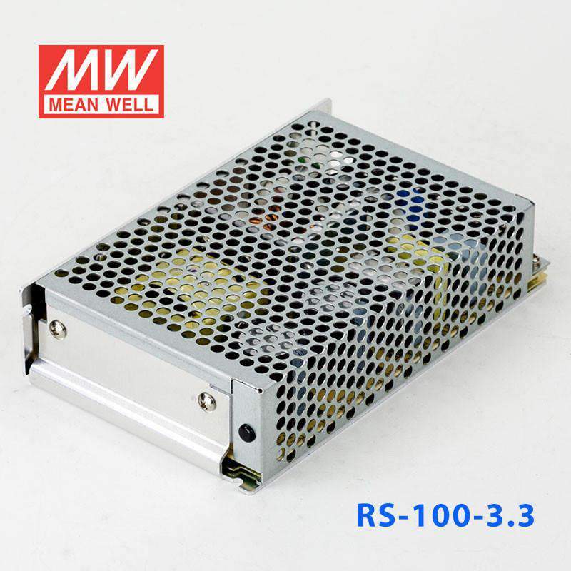 Mean Well RS - 100 - 3.3 Power Supply 100W 3.3V - RS - 100 - 3.3 - powersupplymall.com