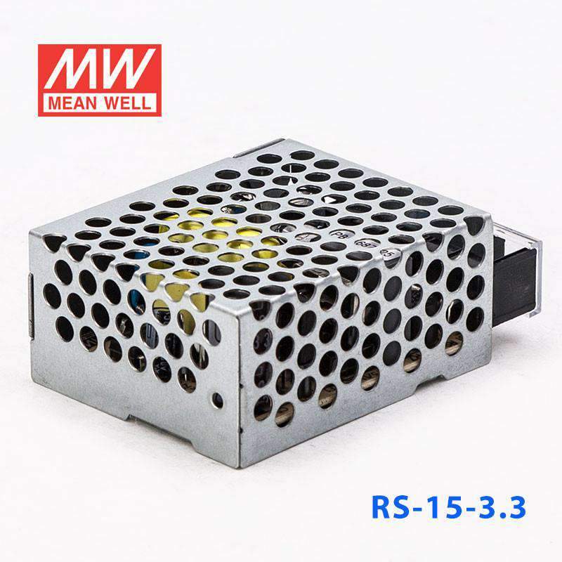 Mean Well RS - 15 - 3.3 Power Supply 15W 3.3V - RS - 15 - 3.3 - powersupplymall.com