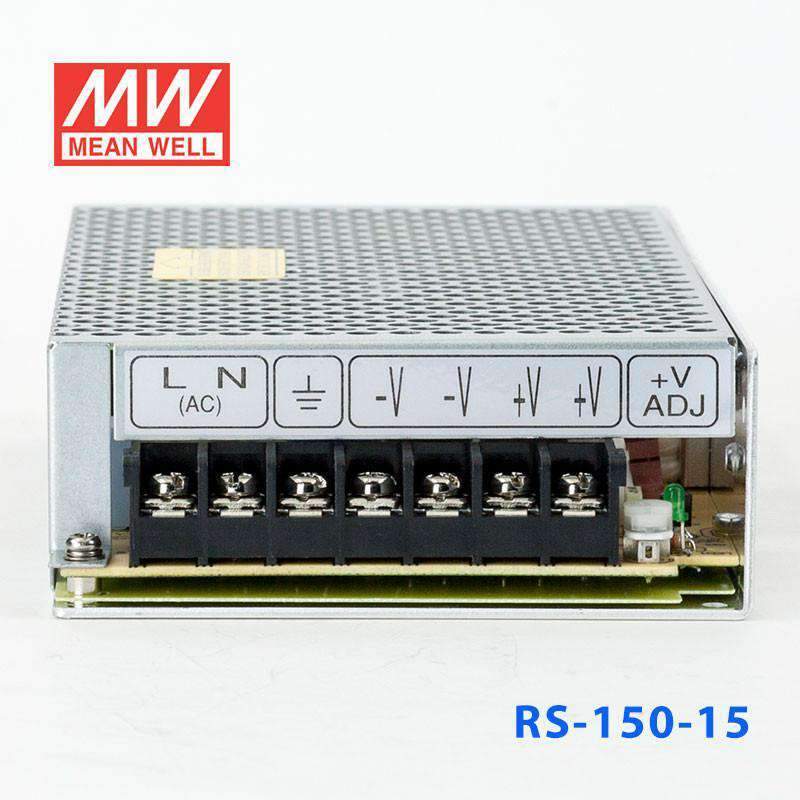Mean Well RS - 150 - 15 Power Supply 150W 15V - RS - 150 - 15 - powersupplymall.com