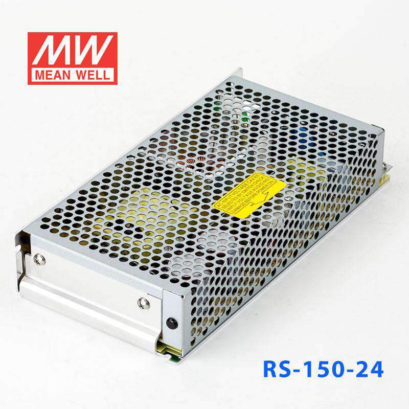 Mean Well RS - 150 - 24 Power Supply 150W 24V - RS - 150 - 24 - powersupplymall.com