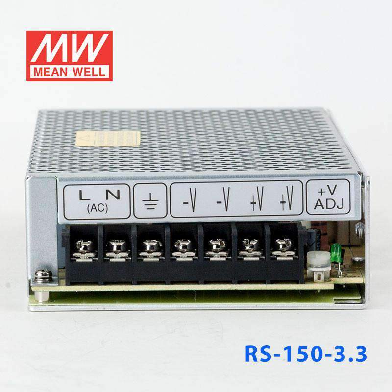 Mean Well RS - 150 - 3.3 Power Supply 150W 3.3V - RS - 150 - 3.3 - powersupplymall.com