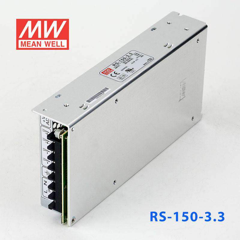 Mean Well RS - 150 - 3.3 Power Supply 150W 3.3V - RS - 150 - 3.3 - powersupplymall.com