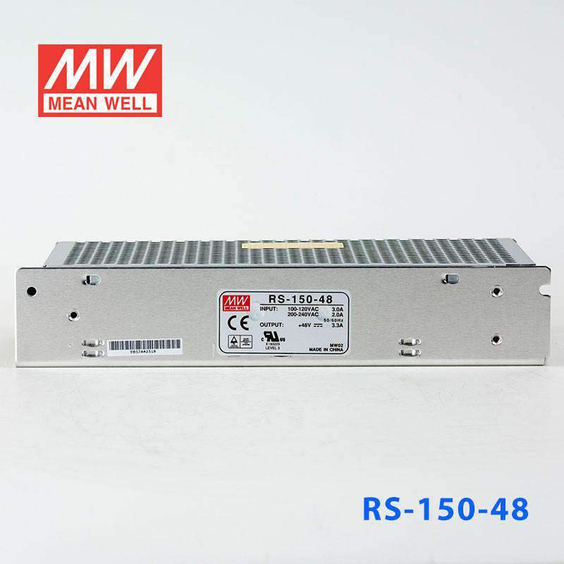 Mean Well RS - 150 - 48 Power Supply 150W 48V - RS - 150 - 48 - powersupplymall.com