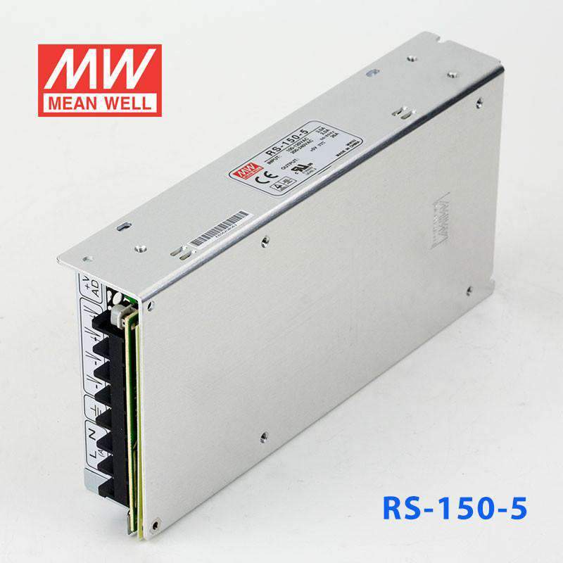 Mean Well RS - 150 - 5 Power Supply 150W 5V - RS - 150 - 5 - powersupplymall.com