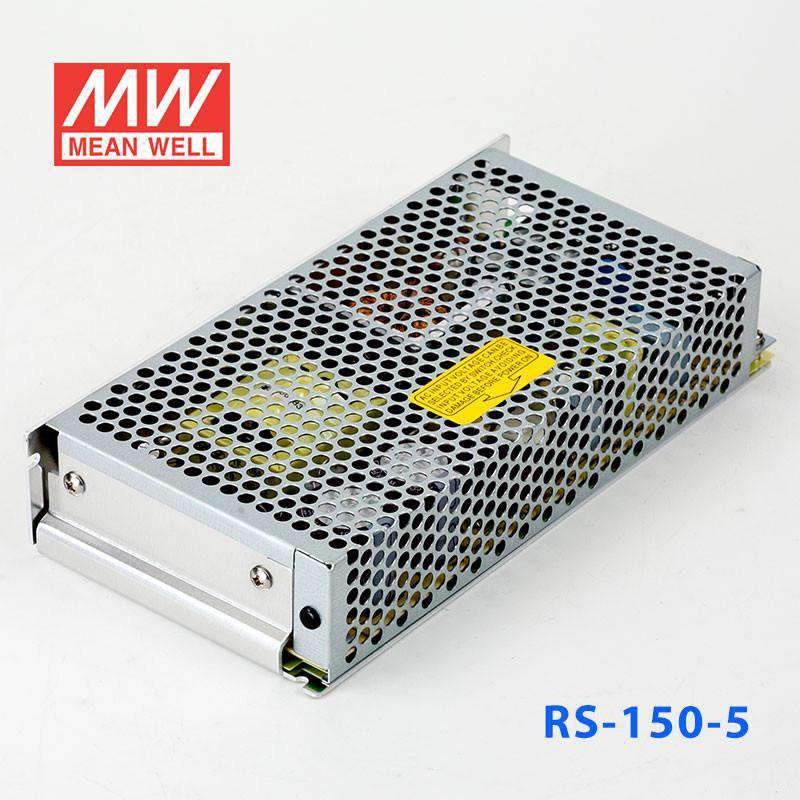 Mean Well RS - 150 - 5 Power Supply 150W 5V - RS - 150 - 5 - powersupplymall.com