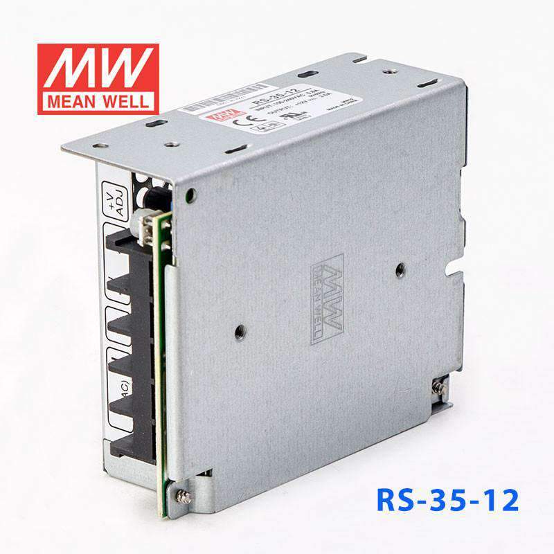 Mean Well RS - 35 - 12 Power Supply 35W 12V - RS - 35 - 12 - powersupplymall.com