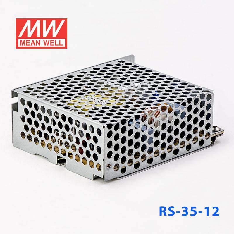 Mean Well RS - 35 - 12 Power Supply 35W 12V - RS - 35 - 12 - powersupplymall.com