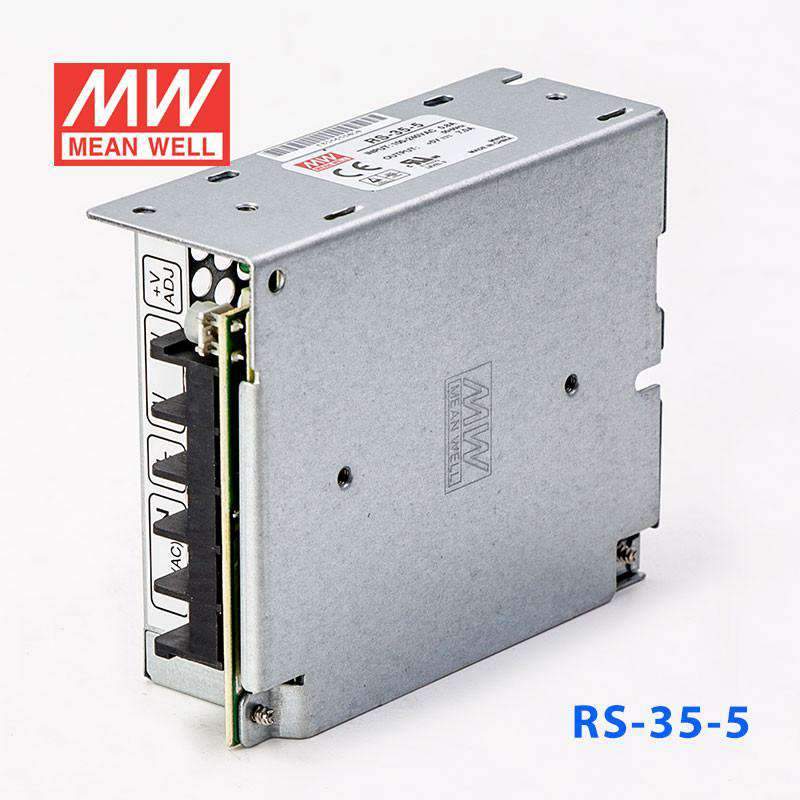 Mean Well RS - 35 - 5 Power Supply 35W 5V - RS - 35 - 5 - powersupplymall.com
