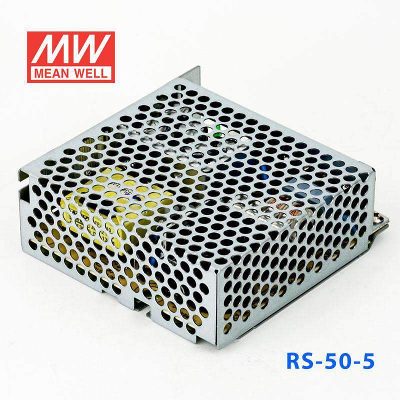 Mean Well RS - 50 - 5 Power Supply 50W 5V - RS - 50 - 5 - powersupplymall.com