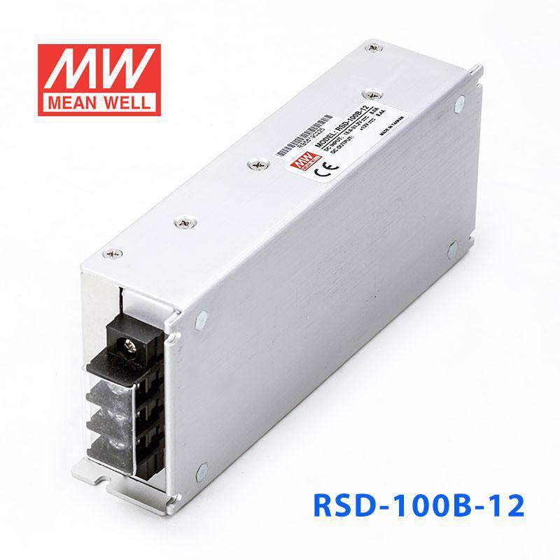Mean Well RSD-100B-12 DC-DC Converter - 100.8W - 16.8~31.2V in 12V out 8.4A - RSD-100B-12 - powersupplymall.com