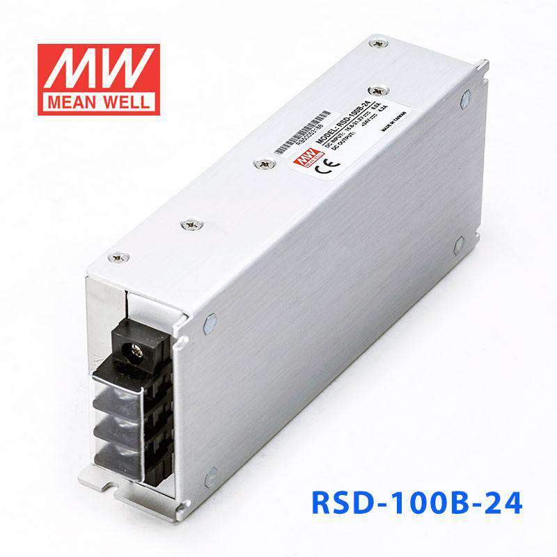 Mean Well RSD-100B-24 DC-DC Converter - 100.8W - 16.8~31.2V in 24V out 4.2A - RSD-100B-24 - powersupplymall.com