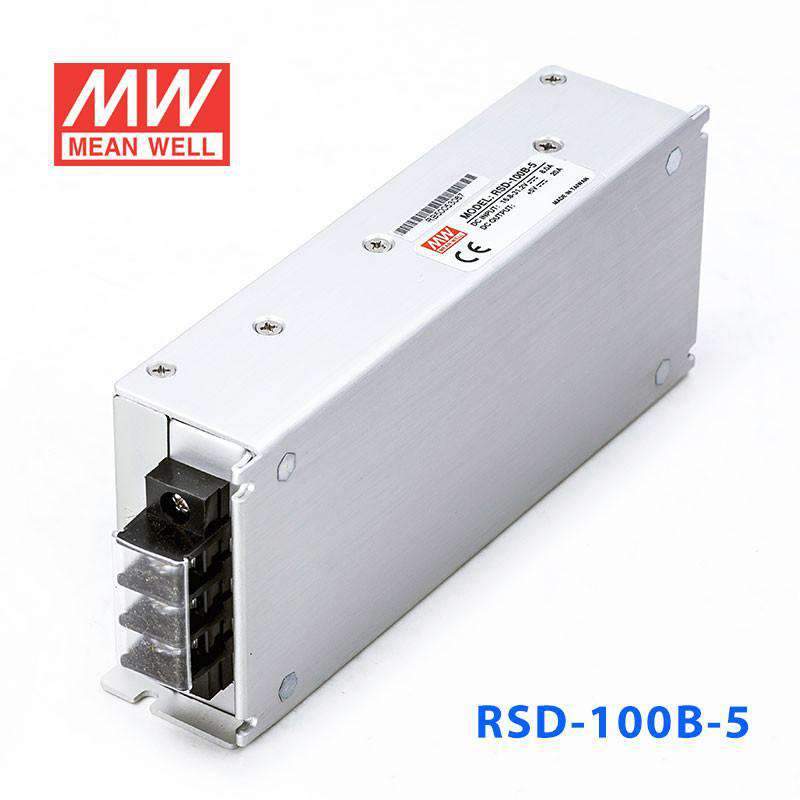 Mean Well RSD - 100B - 5 DC - DC Converter - 100W - 16.8~31.2V in 5V out - RSD - 100B - 5 - powersupplymall.com