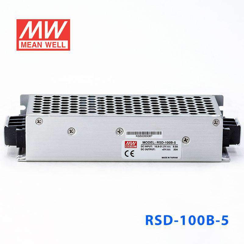 Mean Well RSD - 100B - 5 DC - DC Converter - 100W - 16.8~31.2V in 5V out - RSD - 100B - 5 - powersupplymall.com