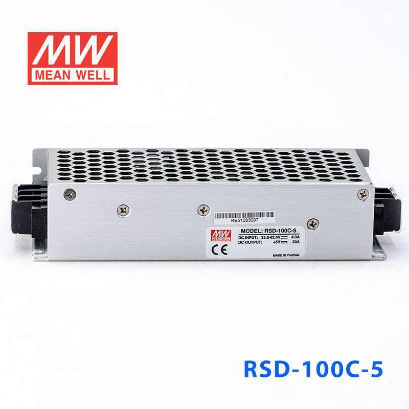 Mean Well RSD - 100C - 5 DC - DC Converter - 100W - 33.6~62.4V in 5V out - RSD - 100C - 5 - powersupplymall.com
