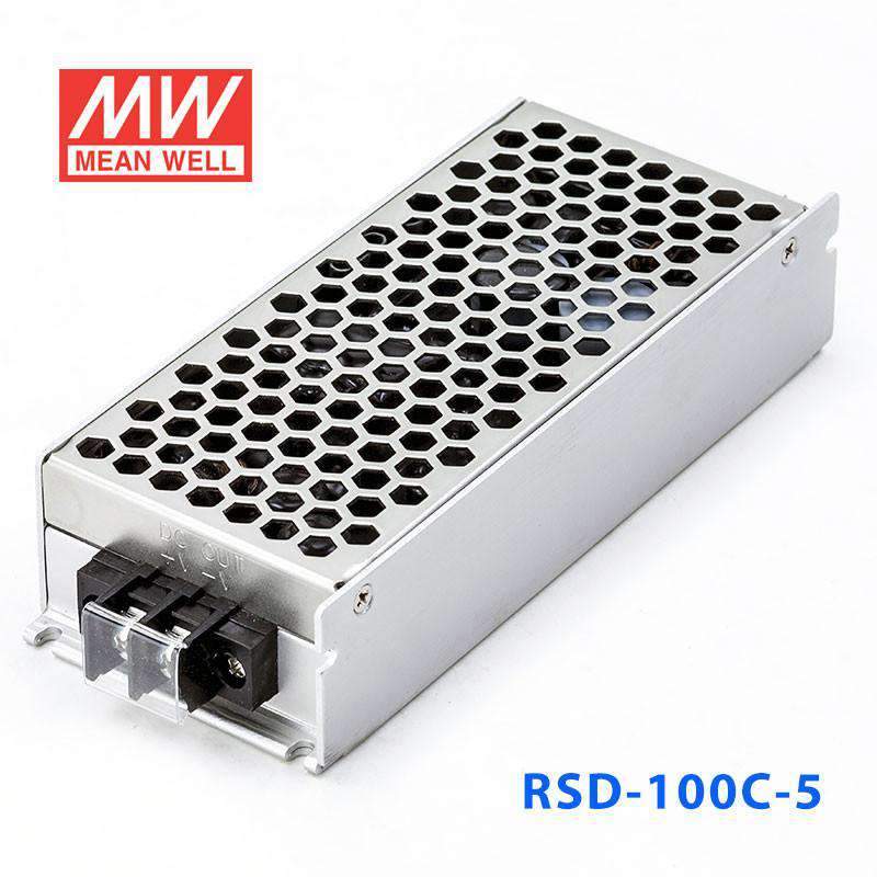 Mean Well RSD - 100C - 5 DC - DC Converter - 100W - 33.6~62.4V in 5V out - RSD - 100C - 5 - powersupplymall.com