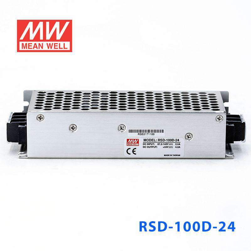Mean Well RSD - 100D - 24 DC - DC Converter - 100.8W - 67.2~143V in 24V out - RSD - 100D - 24 - powersupplymall.com