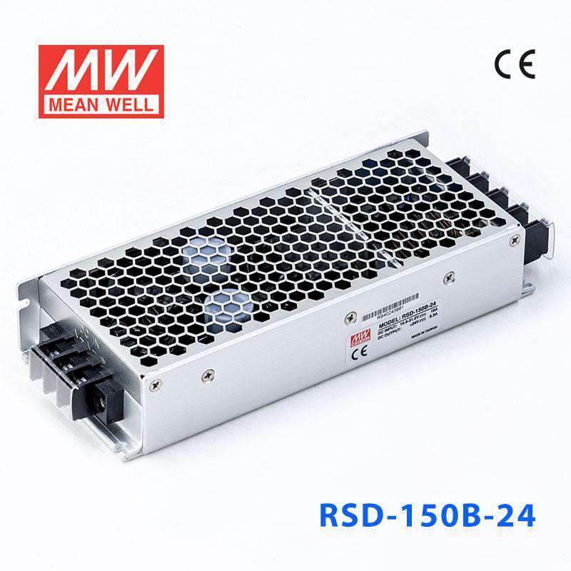 Mean Well RSD - 150B - 24 DC - DC Converter - 151.2W - 16.8~31.2V in 24V out - RSD - 150B - 24 - powersupplymall.com