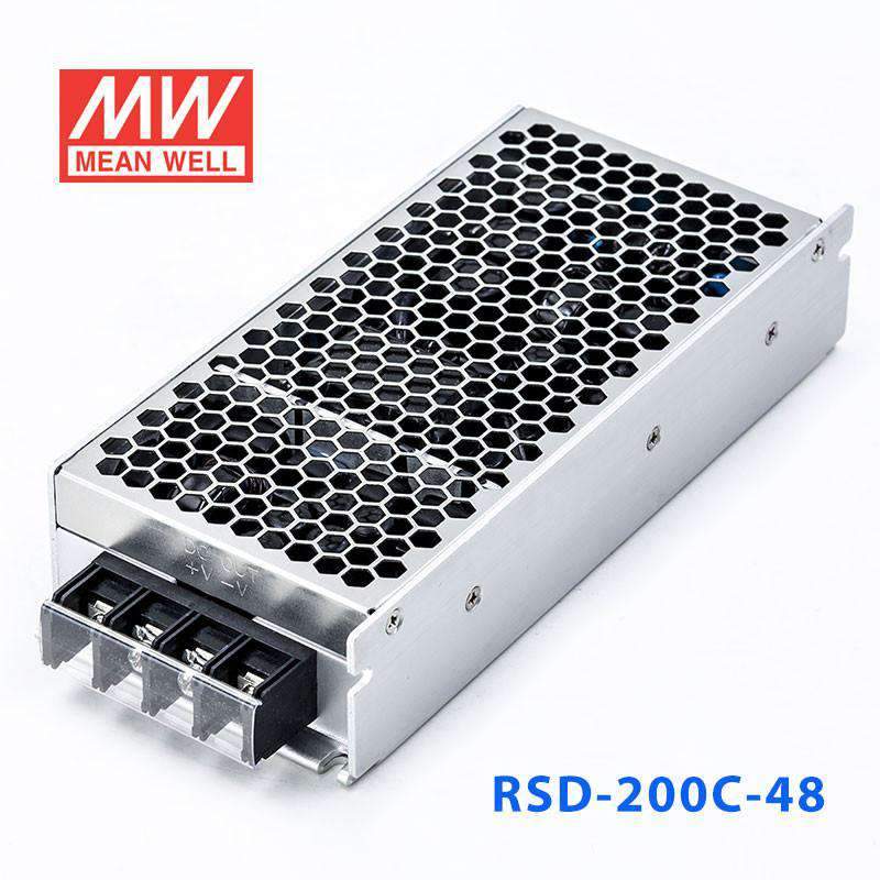 Mean Well RSD - 200C - 48 DC - DC Converter - 201.6W - 33.6~62.4V in 48V out - RSD - 200C - 48 - powersupplymall.com