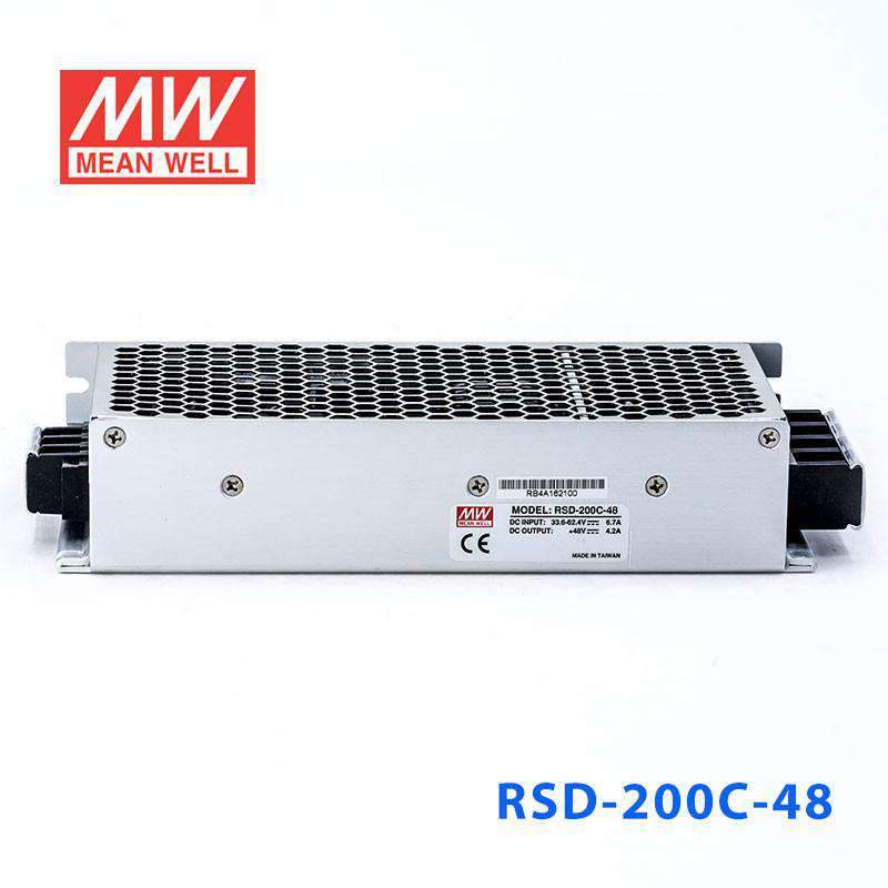Mean Well RSD - 200C - 48 DC - DC Converter - 201.6W - 33.6~62.4V in 48V out - RSD - 200C - 48 - powersupplymall.com