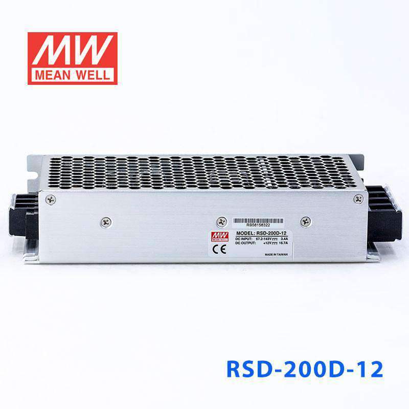 Mean Well RSD - 200D - 12 DC - DC Converter - 200.4W - 67.2~143V in 12V out - RSD - 200D - 12 - powersupplymall.com