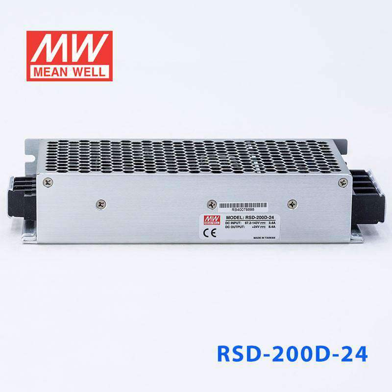 Mean Well RSD - 200D - 24 DC - DC Converter - 201.6W - 67.2~143V in 24V out - RSD - 200D - 24 - powersupplymall.com