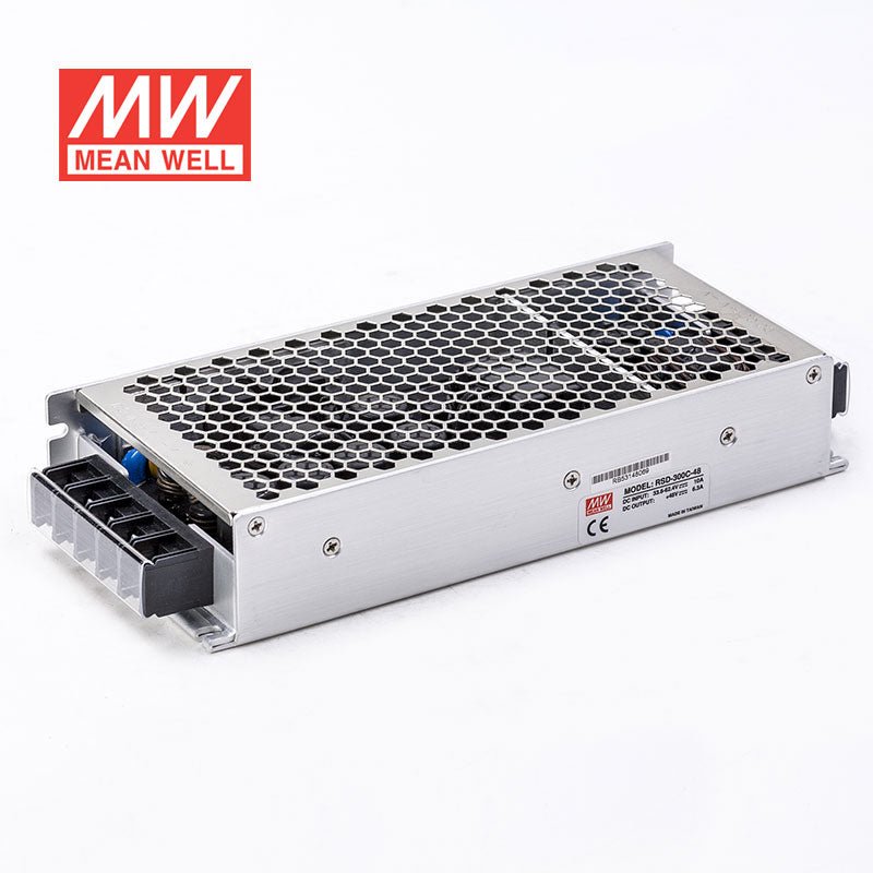 Mean Well RSD-300C-48 DC-DC Converter - 201.6W - 33.6~62.4V in 48V out 5.7A - RSD-300C-48 - powersupplymall.com