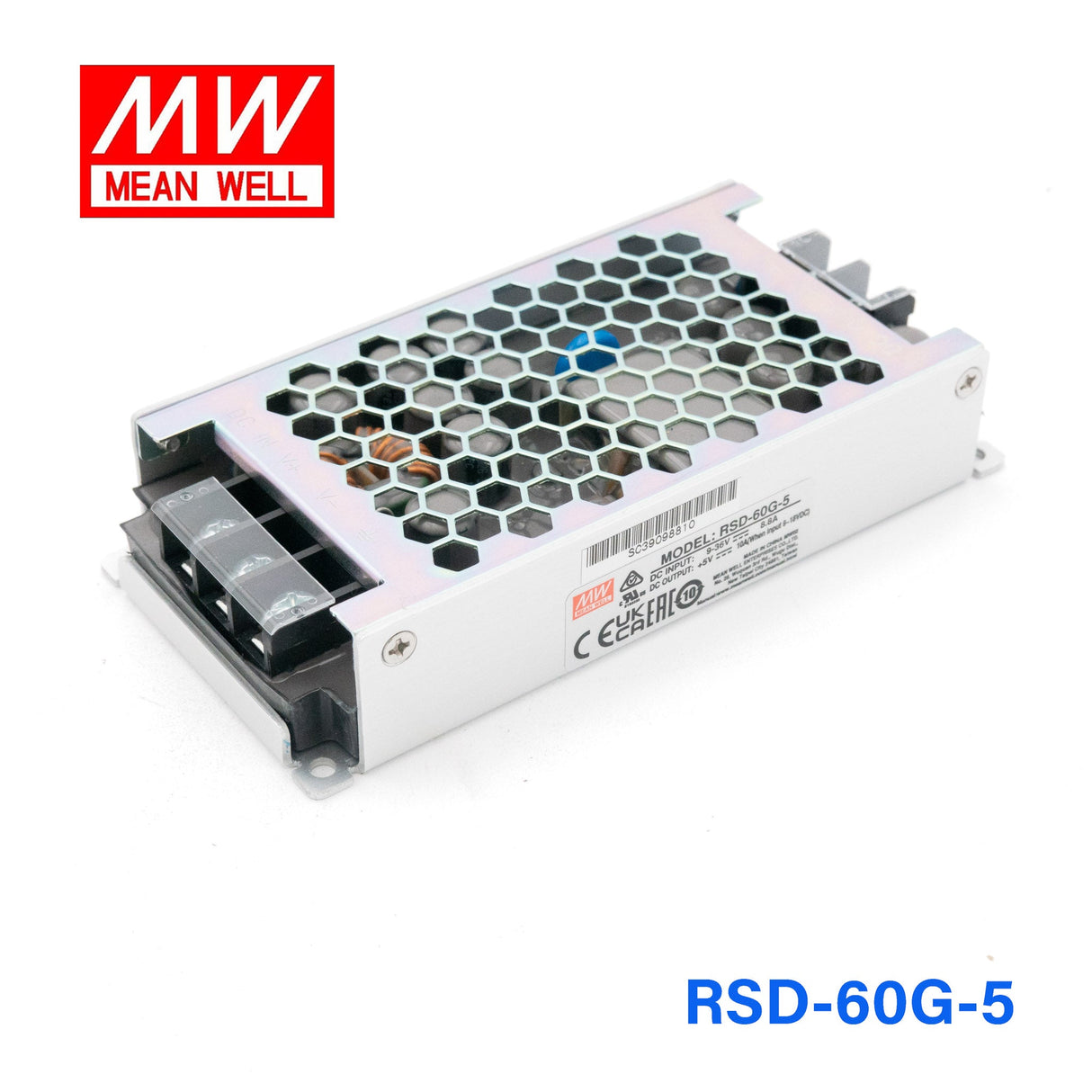 Mean Well RSD - 60G - 5 DC - DC Converter - 30W - 9~36V in 5V out - RSD - 60G - 5 - powersupplymall.com