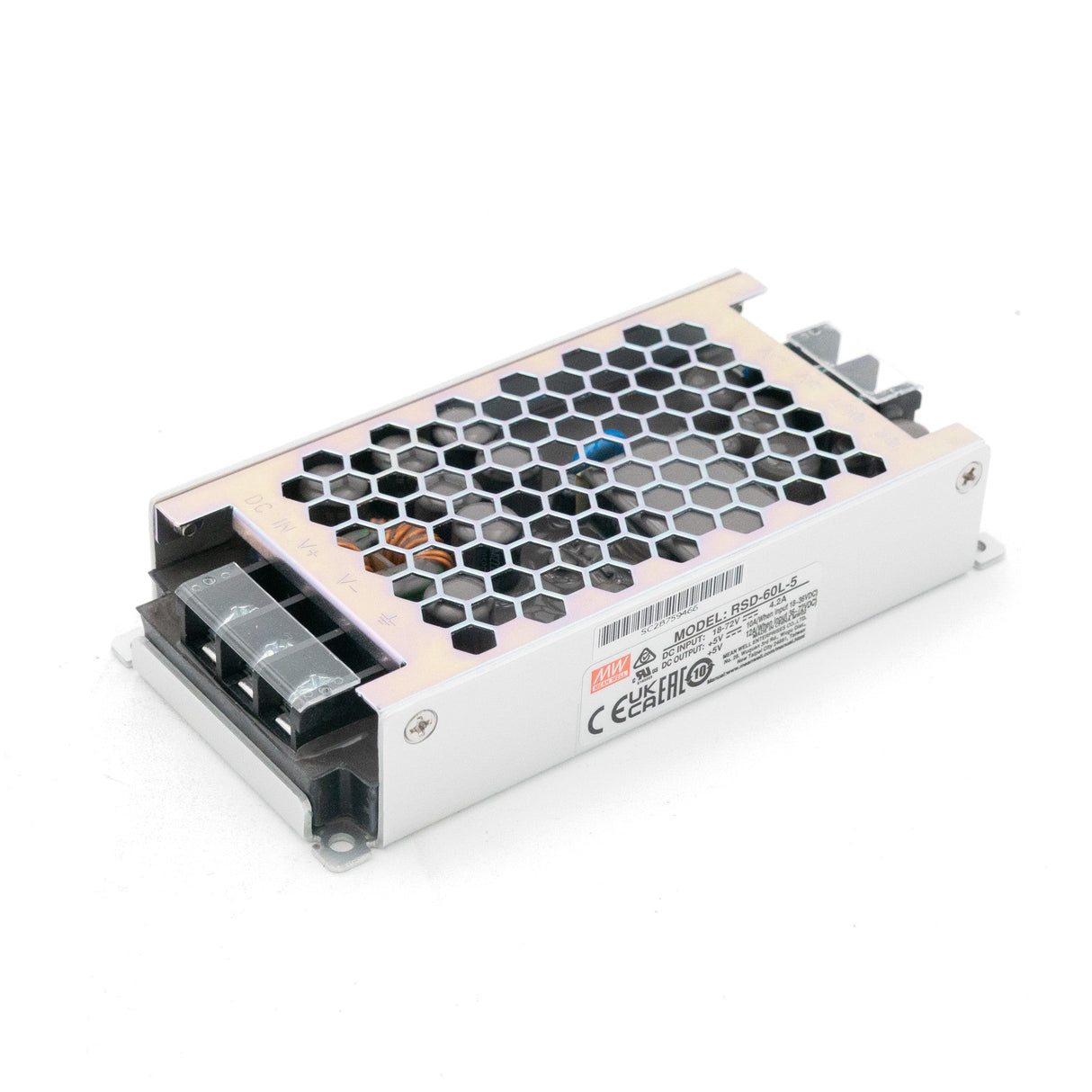 Mean Well RSD - 60L - 5 DC - DC Converter - 30W - 18~72V in 5V out - RSD - 60L - 5 - powersupplymall.com