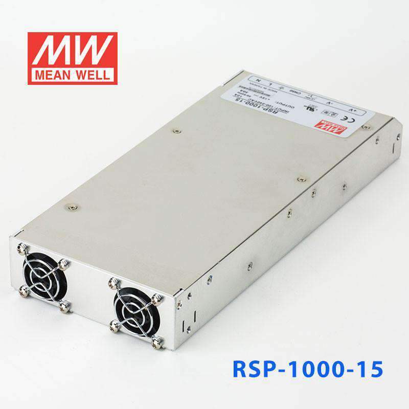Mean Well RSP - 1000 - 15 Power Supply 750W 15V - RSP - 1000 - 15 - powersupplymall.com