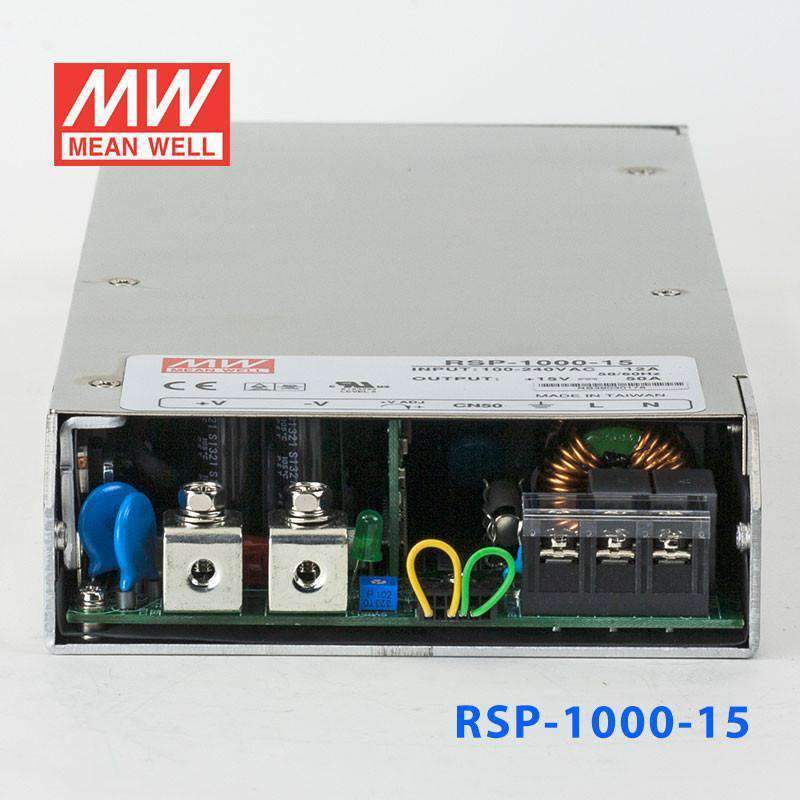 Mean Well RSP - 1000 - 15 Power Supply 750W 15V - RSP - 1000 - 15 - powersupplymall.com